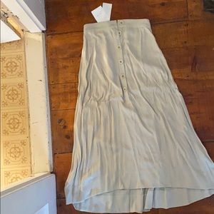 Christy Dawn Ida Seafoam Stripe maxi skirt